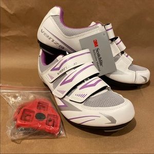 New Venzo Bike Shoes & Delta Cleats 7.5